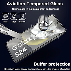 Avis Verre Trempe et Protection Camera Arriere Transparent Pour Samsung Galaxy S24 Little Boutik©