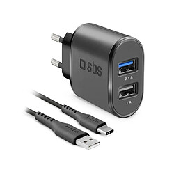 SBS Chargeur Secteur Kit Voyage USB