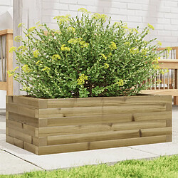 vidaXL Jardinière 70x40x23 cm bois de pin imprégné