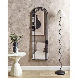 Beliani Miroir AJAIN 146 cm Noir