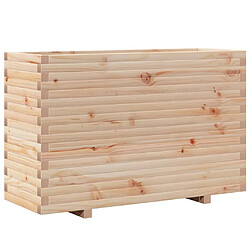 vidaXL Jardinière 110x40x72,5 cm bois de pin massif