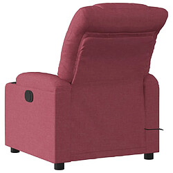 Acheter Maison Chic Fauteuil Relax pour salon, Fauteuil de massage inclinable électrique Rouge bordeaux Tissu -GKD39699