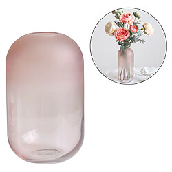 Art Verre Vase Table Plante Porte-conteneur Mariage Décor à La Maison Rose Petit B pas cher