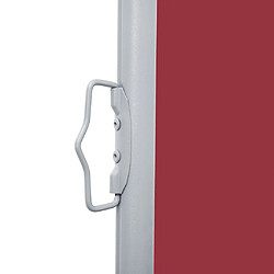 Acheter vidaXL Auvent latéral rétractable Rouge 140x600 cm