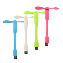 (Yellow) Portable Mini Flexible Bendable Usb Fan For Laptop pas cher