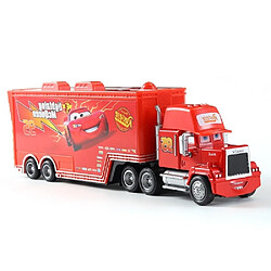 Universal Disney Pixar Car 23 Jouet Lightning McQueen Jackson Storm Mac Camion 1: 55 Remorque moulée sous pression Modèle Jouet Bébé Enfant Puzzle Cadeau(Rouge)