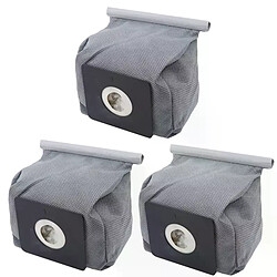 Sacs à poussière en tissu pour aspirateur universel, lavable, 3 pièces, pour Philips, nexus, LG, Haier, Samsung, 13x12cm