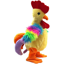 Universal Électrique Crihing Poulets Toy Fun Singing Roosters en peluche Toy anniversaire Giftï¼redï¼ ‰