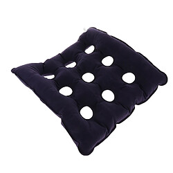 Acheter Coussin De Siège Gonflable D'air Pour Le Sofa De Chaise De Voyage D'avion De Queue Bleu Foncé