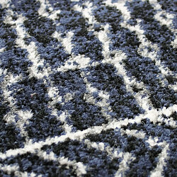 Acheter Thedecofactory VINTAGE IN&OUT - Tapis intérieur-extérieur vintage bleu noir 160x230