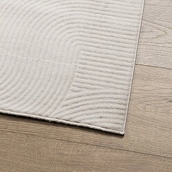 Avis vidaXL Tapis IZA poils courts style scandinave crème 160x230 cm