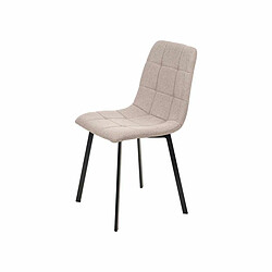 Gift Decor Chaise Marron Tissu 45 x 89 x 53 cm Élégant (4 Unités)