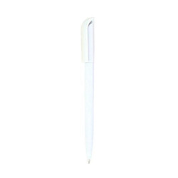 Totalcadeau Stylo bleu à bille - Stylos bille pointe moyenne Bleu rétractable Couleur - Blanc pas cher pas cher