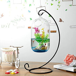 Universal Suspension de 15 cm verre transparent suspendu aquarium bouteille d'infusion aquarium fleurs plantes vase vase pour la décoration de la maison