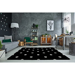 HOMEMANIA Tapis Imprimé Game Dots 1 - Géométrique - Décoration de Maison - Antidérapant - Pour Salon, séjour, chambre à coucher - Multicolore en Polyester, Coton, 60 x 100 cm