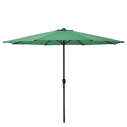 Parasol de Jardin Budapest Résistant Imperméable 300 x 230 cm Vert [casa.pro]