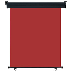 Maison Chic Auvent latéral de balcon | Store extérieur | Auvent solaire 140x250 cm Rouge -GKD37343