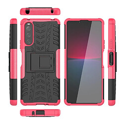 Avis Htdmobiles Coque pour Sony Xperia 10 IV - housse etui rigide anti choc + film ecran - ROSE