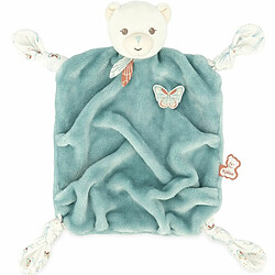 Doudou plat plume ours vert 26 cm - Kaloo