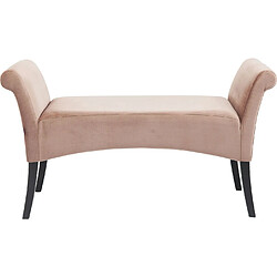 Karedesign Banc Motley velours rose Kare Design