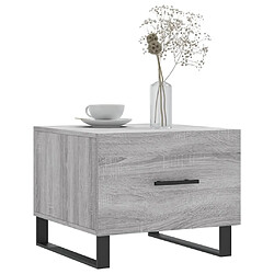 Avis Maison Chic Lot de 2 Tables basses,Table Console pour salon sonoma gris 50x50x40 cm bois d'ingénierie -MN95983