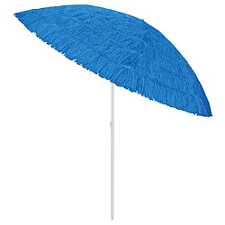 Avis Helloshop26 Parasol de plage hawaii 300 cm bleu 02_0008390