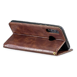 Acheter Wewoo Housse Coque Pour Huawei P30 Lite Copper Buckle Nappa Texture en cuir à rabat horizontalavec support et fentes cartes et portefeuille marron