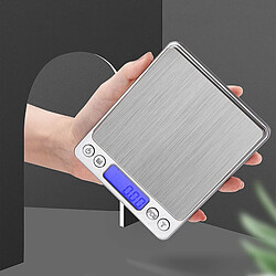 Acheter Universal Portable Digital Jewelry Kitchen Food Food Food Room Office Balance 500g Accessoires de cuisine | Balance de cuisine(Argent)