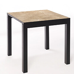 Ds Meubles Table Luxury 75x75 Noce NG