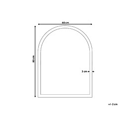 Avis Beliani Miroir RAMGANGA 80 cm Doré