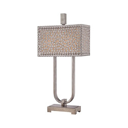 Elstead Lighting Lampe de table Confetti Vieil Argent