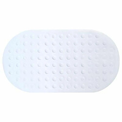 Fond de Bain PVC Anti-Dérapant 37x68cm Blanc