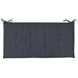 Acheter Decoshop26 Coussin du banc de jardin en tissu anthracite 100x50x3 cm DEC021550