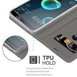 Avis Cadorabo Coque HTC Desire 12 PLUS Etui en Gris