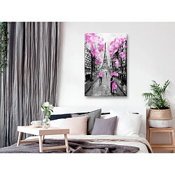 Artgeist Tableau - Paris Rendez-Vous (1 Part) Vertical Pink [20x30]