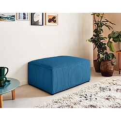 Bestmobilier Topaze - pouf - en velours côtelé