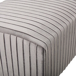 Acheter Beliani Banc PATERSON Gris clair Velours