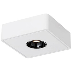 NETTLIFE Spots LED, Blanc, 7 W, Blanc Chaud, Spot de Plafond Moderne, Spot Plat et Carré pour Couloir, Cuisine, Salle à Manger