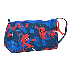 Trousse d'écolier Spiderman Great Power Rouge Bleu (20 x 11 x 8.5 cm)