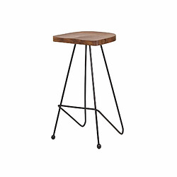 Acheter BOIS & CHIFFONS Tabouret de bar acacia et métal | Offre M&M Tila