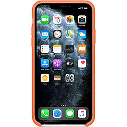 Apple Coque en silicone pour l'iPhone 11 Pro Max - Vitamin C