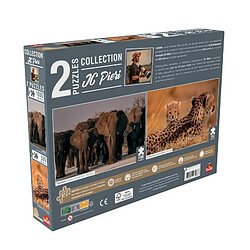 Avis GOLIATH - Puzzle - Collection JC Pieri - Elephants Namibie et Lionceaux Tanzanie