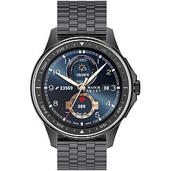 Chrono Montre Connectée Chronus SK3 IP68 Étanche Appel-Noir