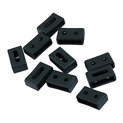 Anneaux de fixation en silicone 10Pieces pour Casio G-SHOCK GA110 GD BA 22mm Noir pas cher