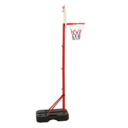 vidaXL Ensemble de jeu de basket-ball portable réglable 138,5-166 cm