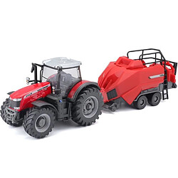 Avis BBURAGO Tracteur Massey Fergusson + remorque a friction 1/43 COLLECTION FERME