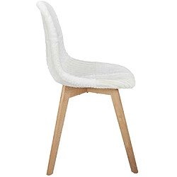 Acheter The Home Deco Factory Chaise scandinave patchwork blanc.