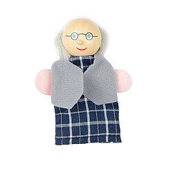 Universal 6 Pièces/Lot Série Doigts Ensemble de marionnettes artisanales Poupées en tissu Jouets Mini Poupées en peluche Jouets d'histoires éducatives Grand-mère Papa Frère | Marionnettes