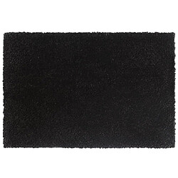 vidaXL Tapis de porte 5 pcs noir 40x60 cm fibre de coco touffeté