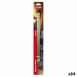 Ensemble de brochettes pour barbecue Algon Métal 24 Unités (6 Pièces) (35 x 2,5 mm)